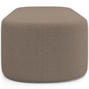 Ver imagem 2 de Cabeceira Cama Box Casal 140cm Lanna com Puff Recamier Doha W01 Bouclê Bege - Lyam Decor