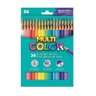 Lápis de Cor Multicolor Hexagonal 36 Cores - 1