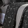 Jogo de Cama Solteiro Estampado Constelação Preto 3 Peças 100% Algodão 200 Fios - 2