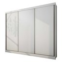 Ver imagem 4 de Guarda-roupa Casal 3 Portas 4 Gavetas Medelim Novo Horizonte Cor:branco