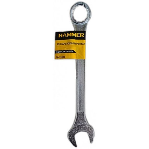 Chave Combinada Hammer Aço Cromo Vanádio 12mm
