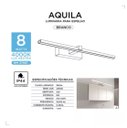 Ver imagem 6 de Arandela Led 8w Espelho Quadros 40cm Aquila 4000k Bivolt
