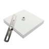Canopla Lustre Pendente Quadrado 12x12x2cm Branco - 2