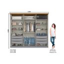Ver imagem 3 de Guarda Roupa 6 Portas 2 Esp 6 Gav Napoli Henn Nature