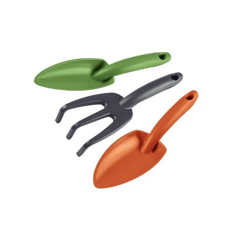 Conjunto para Jardinagem Cabo Plastico. 3pcs