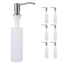 Ver imagem 1 de Dispenser Dosador Kit 6 Un Sabonete Liquido Embutir Sabao Detergente Cozinha Pia Banheiro Lavabo