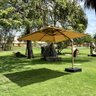 Ombrelone Guarda Sol Premium Aluminio Bege 3,0 X 3,0 C/ Base em 100l - 7