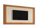 Ver imagem 1 de Painel Grécia Com Led 1,80 Para TV Até 65 Polegadas Mavaular Naturalle/Off White