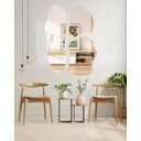 Ver imagem 2 de Kit 3 Espelhos Design Moderno Orgânico sem Moldura Elegante