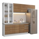 Ver imagem 3 de Armário de Cozinha Completa 270cm Branco/rustic Glamy Madesa 16