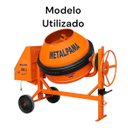 Ver imagem 2 de Porca Castelo 1" Betoneira 400lt Rental Laranja Metalpama