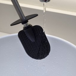 kit banheiro saboneteira e escova sanitária 4 pçs - oikos - 8