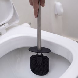 kit banheiro saboneteira e escova sanitária 4 pçs - oikos - 7