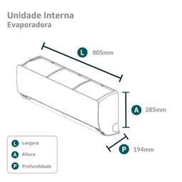 Ar-Condicionado Split HW Inverter Springer Midea AirVolution Connect 12.000 BTUs R-32 Só Frio 220V - 9