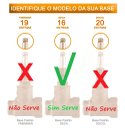 Ver mais imagens de Acabamento Registro Alavanca C-65 Luxo Metal Padrão Deca:Cromado