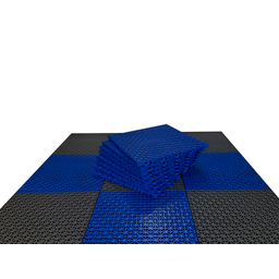 Piso Modular Automotivo Garagem Azul (01 M2) - 2