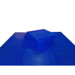 Piso Modular Automotivo Garagem Azul (01 M2) - 1