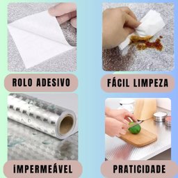Adesivo Metálico Prova D'água Multiuso Armários Organização - 6