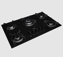 Ver imagem 1 de Cooktop 5 Bocas Vidro Tripla Chama Supreme Bivolt Dako 1514