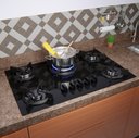 Ver imagem 5 de Cooktop 5 Bocas Vidro Tripla Chama Supreme Bivolt Dako 1514