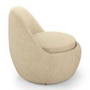 Ver imagem 4 de Kit 02 Poltronas Orgânicas Living Memphis Fixa Linho Bege - Abmaza