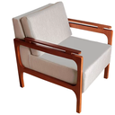 Ver imagem 2 de Poltrona Yasmim Linho Bege