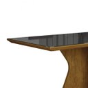 Ver imagem 6 de Conjunto Sala de Jantar Mesa Tampo de Vidro Preto Creta 4 Cadeiras Olímpia Leifer