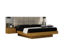 Ver imagem 2 de Cama Casal com Espelho Painel Estofado - Braga - Leifer Móveis