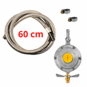 Ver imagem 2 de Mangueiras Flexível Malha de Aço Revestida P/ Fogão com Registro Regulador aliança 2kg:60 Cm