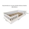 Cama Infantil Montessoriana Solteiro Sol - 9