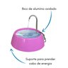 Bebedouro Fonte Cães Gatos Automático Bivolt 1L Little Mecpet Bebedouro Fonte Little 1L Rosa - 3