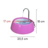 Bebedouro Fonte Cães Gatos Automático Bivolt 1L Little Mecpet Bebedouro Fonte Little 1L Rosa - 4