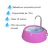 Bebedouro Fonte Cães Gatos Automático Bivolt 1L Little Mecpet Bebedouro Fonte Little 1L Rosa - 2