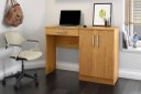 Ver imagem 1 de Mesa / Escrivaninha para Computador Mi com Rodízios Cor Cinamomo Pt
