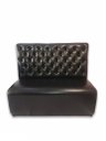 Ver imagem 1 de Sofá Banco Booth 1,20m Sintético Preto Restaurantes Bares Lanchonete Pizzaria