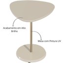 Ver imagem 3 de Mesa de Apoio Bel Alta Off White