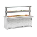 Ver imagem 1 de Buffet Quente e Refrigerado GBTR200 Branco e Mármore Gelopar 220V