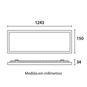 Ver imagem 2 de Painel Plafon de Led Embutir Retangular 36w