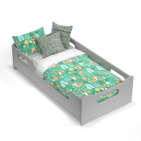 Mini Cama Infantil Montessoriana Encanto:Cinza