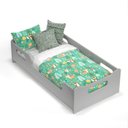 Ver imagem 1 de Mini Cama Infantil Montessoriana Encanto:cinza