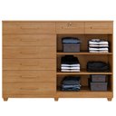 Ver imagem 3 de Cômoda New Triunfo 8 Gavetas 2 Portas 2 Prateleiras com Sapateira - Benetil