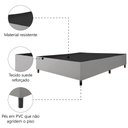 Ver imagem 5 de Cama Box Base Casal King 1,93m Suede Marsala
