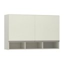 Ver imagem 1 de Armário 120cm 2 Portas C/Nicho Legno Crema C/Kashmir