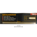Ver imagem 4 de Abraçadeira Nylon Enforca 3,6 X 370mm Kit C/ 100 Lacre Plástico Fixadora Fita Hellerman 37cm Preta