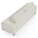 Ver imagem 6 de Sofá 3 Lugares 200cm Living Pés Curvos Santi D05 Linho Cru - Mpozenato
