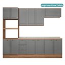 Ver imagem 3 de Armário de Cozinha Completa com Balcão Milla Bloom Carraro