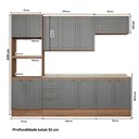 Ver imagem 5 de Armário de Cozinha Completa com Balcão Milla Bloom Carraro
