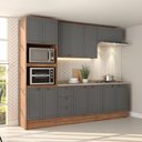 Ver imagem 1 de Armário de Cozinha Completa com Balcão Milla Bloom Carraro