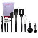 Ver imagem 2 de Conjunto Utensilios de Cozinha 15 Pecas Preto Kitchenaid Resistente Estilo Cozinha