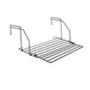 Ver imagem 1 de Varal Dobrável Portátil Apartamento Porta Janela Seca Preto